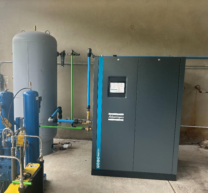 Rotary Air Compressor Installation